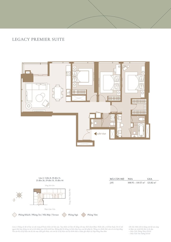 Căn hộ cao cấp J.05 Grand Marina 121m² giá 72 tỷ - Đẳng cấp thượng lưu!