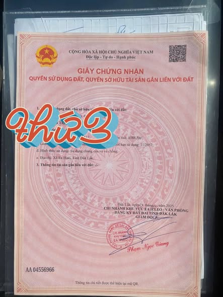 Đất nền xã Ea Hiao, 30.600m² giá 6.2 tỷ - Cơ hội đầu tư hấp dẫn!