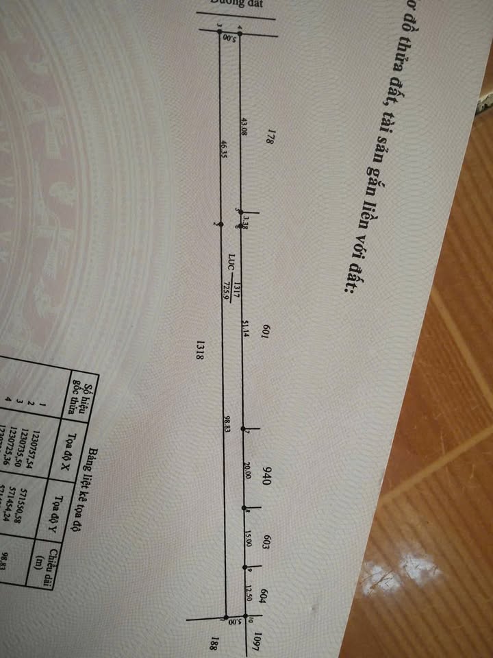 Đất nền Ấp Bàu Tép, Huyện Bến Cầu 725m² giá 395 triệu - Sổ đỏ chính chủ