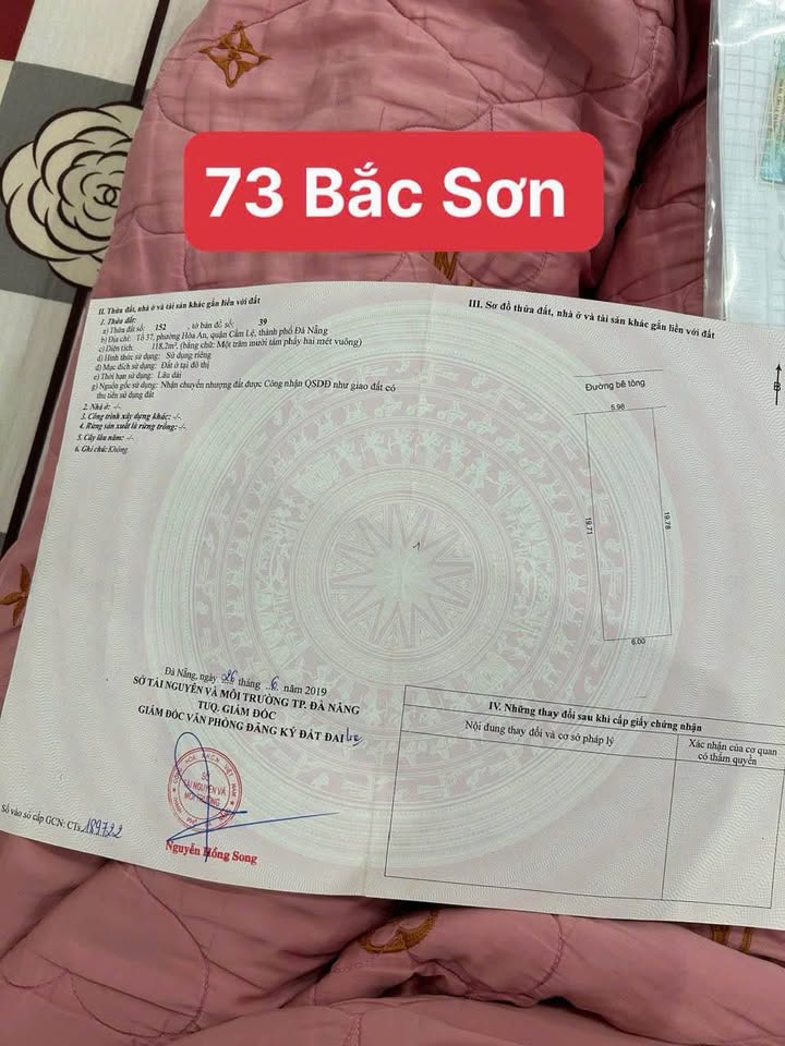 Đất nền Hòa An, Cẩm Lệ 119m² giá chỉ 4 tỷ - Đầu tư sinh lời ngay!