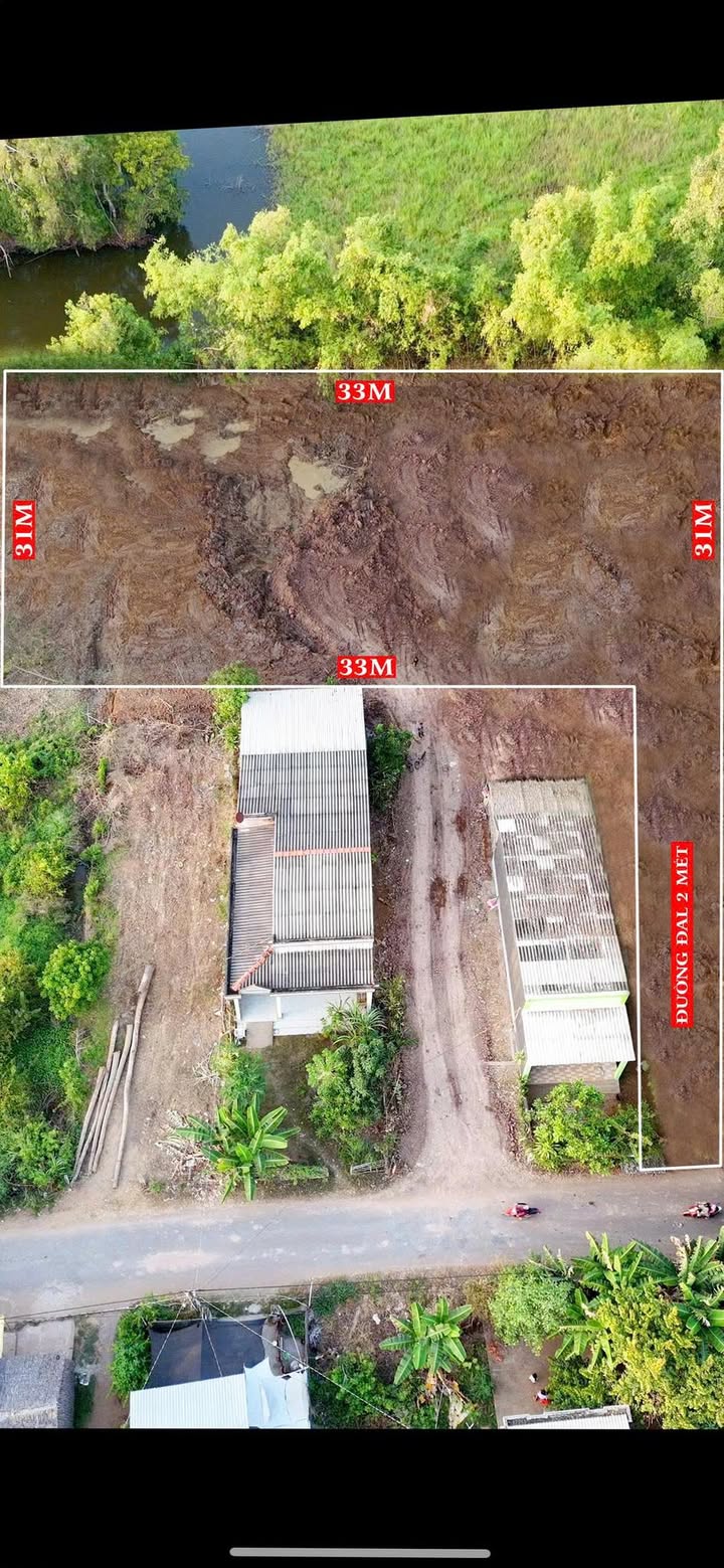 Đất nền 1023m² tại Ngũ Lạc, Trà Vinh - Giá chỉ 40 triệu/m², cơ hội đầu tư vàng!