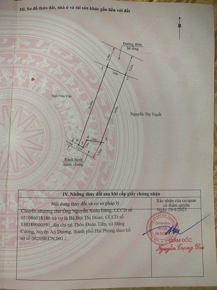 Lô đất kinh doanh tiềm năng tại chợ Hoàng Lâu - An Phong - Hải Phòng, 95m² - Đầu tư sinh lời ngay!