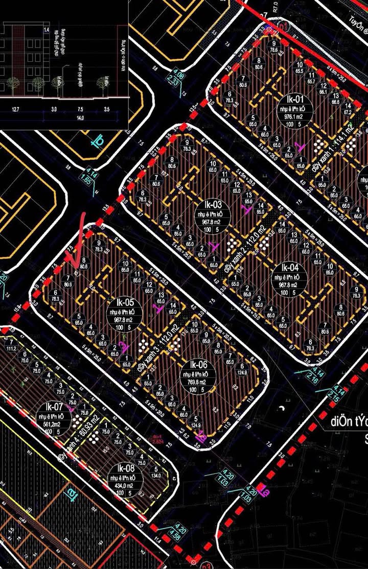 Nhà tái định cư Hà Lầm 80,6m² giá 4.755 tỷ - Mặt tiền 7,5m, vị trí đắc địa!