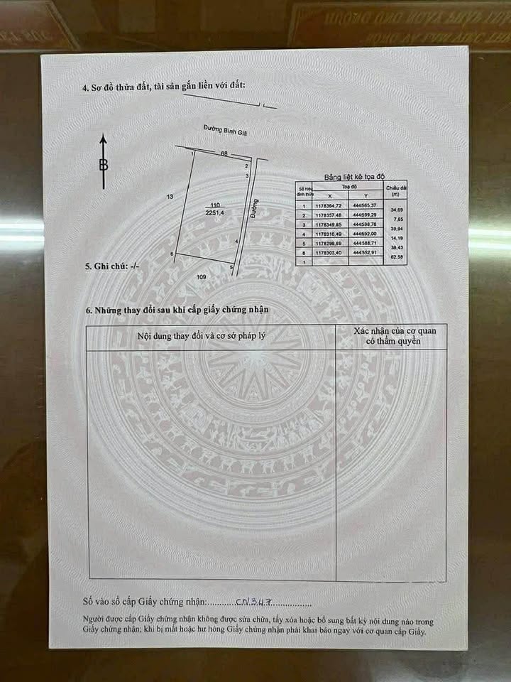 Đất nền 2205m² tại xã Bình Ba, huyện Châu Đức - Giá chỉ 21 tỷ!