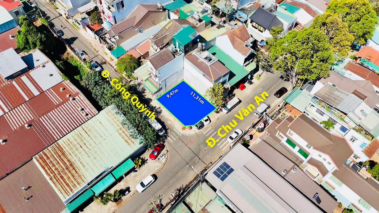 FrontHouse 2 mặt tiền Đ. Chu Văn An, TP Buôn Ma Thuột 158m² - Đầu tư sinh lời ngay!