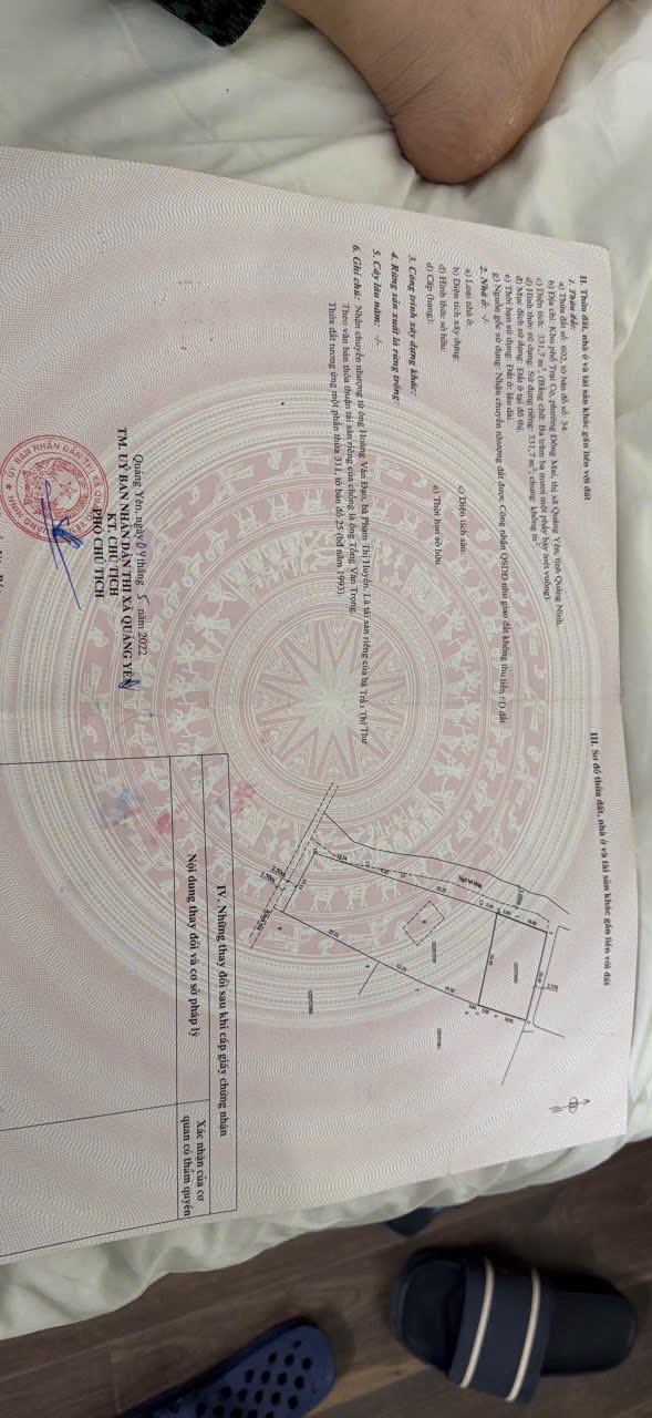 Đất thổ cư 331m² tại Phường Đông Mai, Thị xã Quảng Yên - Giá 8 tỷ, Đầu tư lý tưởng!