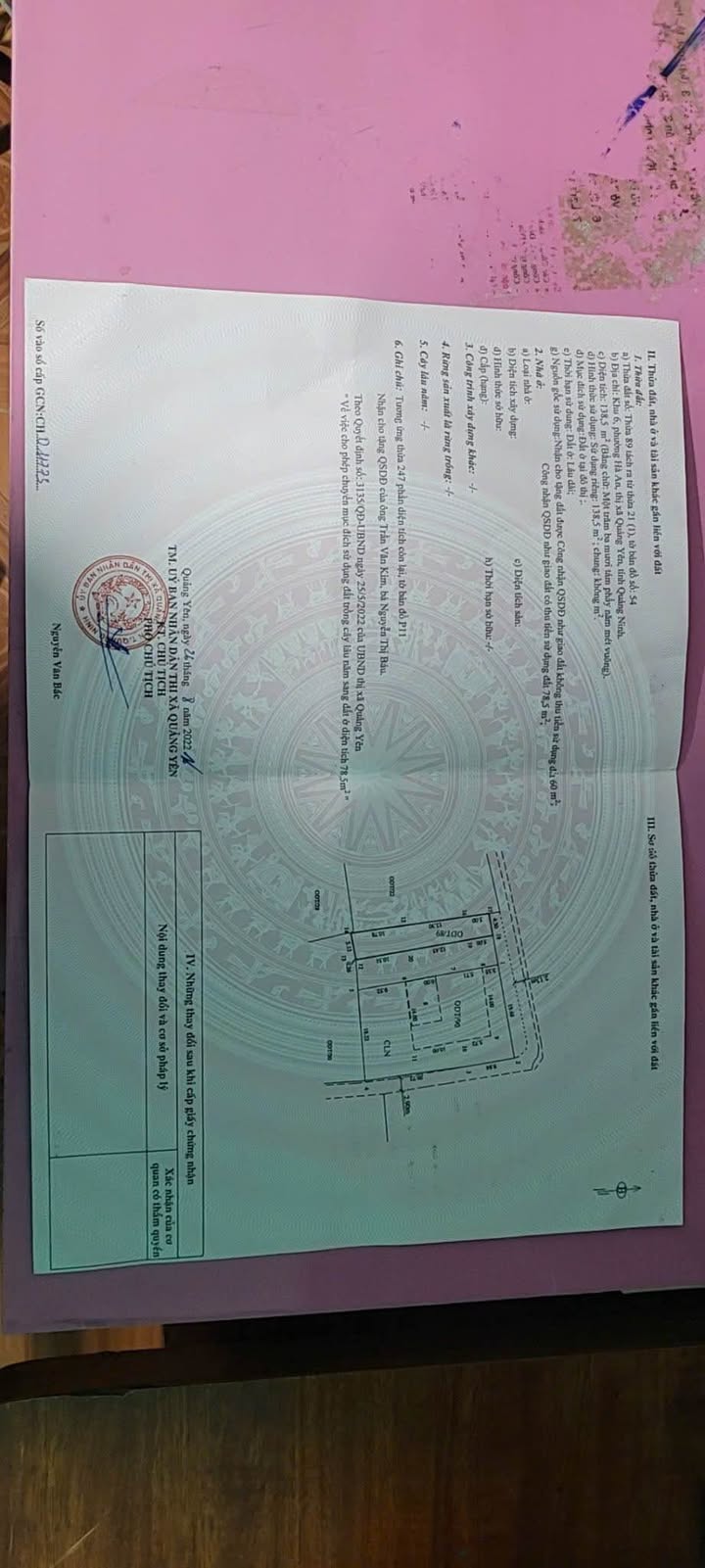 Lô đất Khu 6, Phường Hà An, Quảng Yên 138,5m² - Sổ đỏ chính chủ!