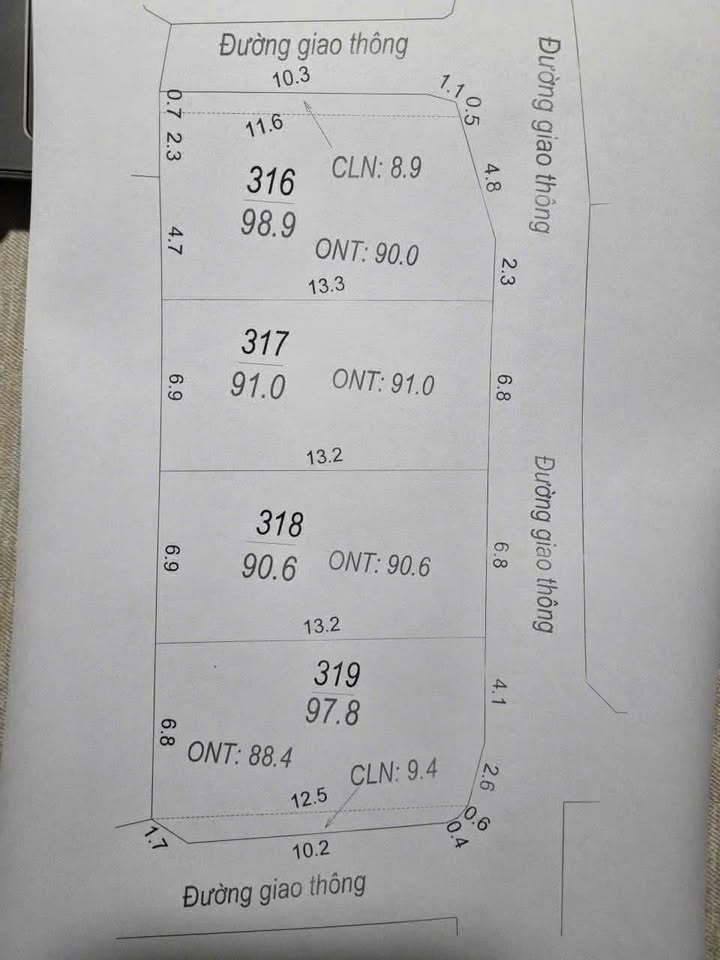 Đất thổ cư Yên Phong 90,6m² giá chỉ 1 tỷ - Đầu tư sinh lời ngay!