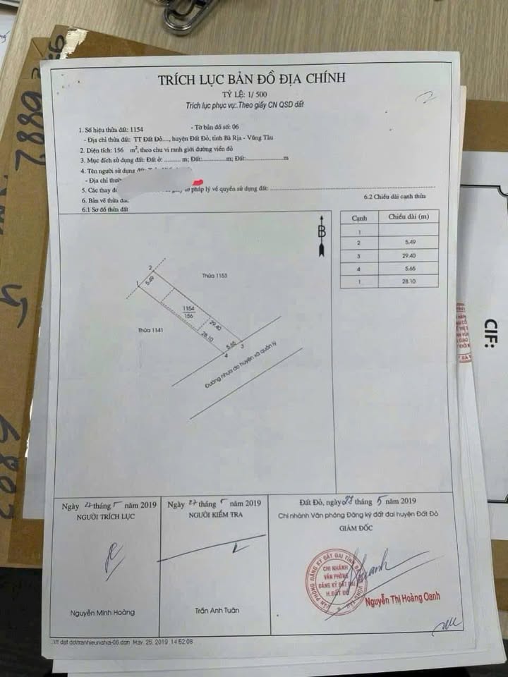 Nhà bán tại Thị trấn Đất Đỏ, 156m² chỉ 1 tỷ - Đầu tư sinh lời!