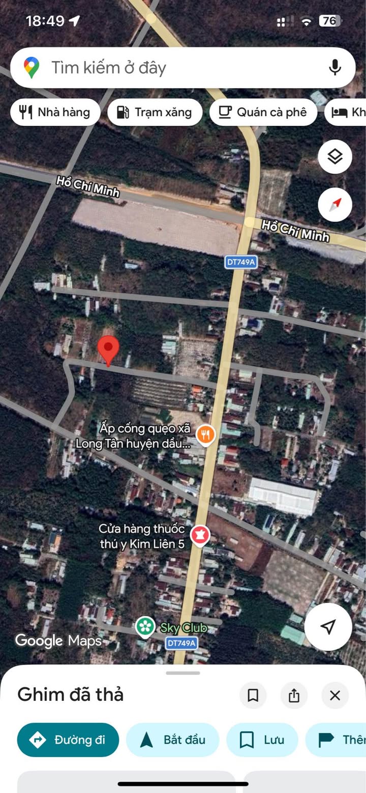 Đất nền DT749A, Xã Long Nguyên, 215m² giá 700 triệu - Đầu tư sinh lời ngay!