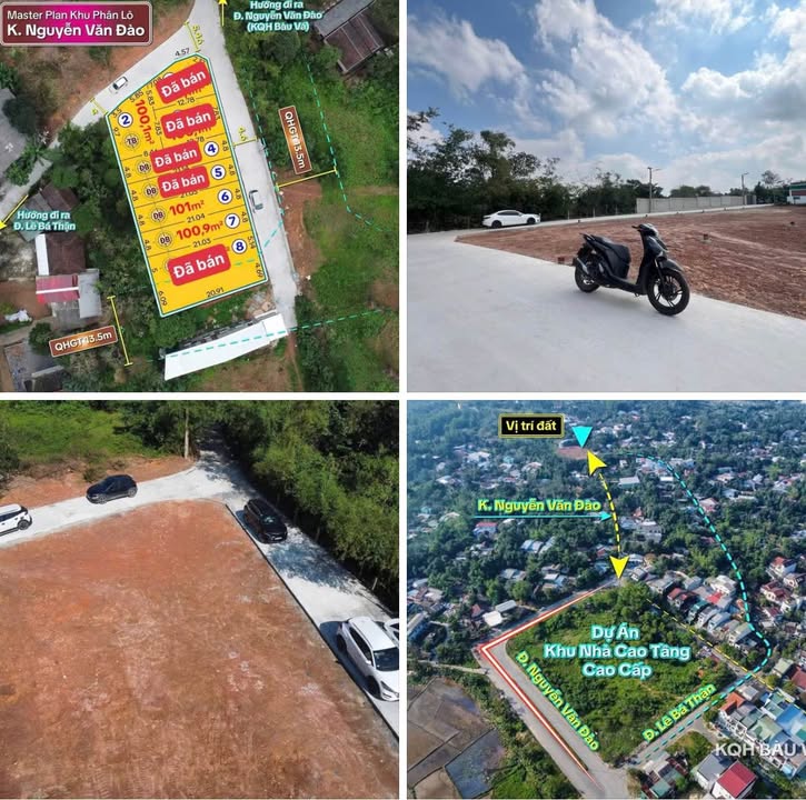 Đất Bầu Vá, Đường Nguyễn Văn Đào, 101m² giá 1.6 - 1.79 tỷ - Đầu tư sinh lời!