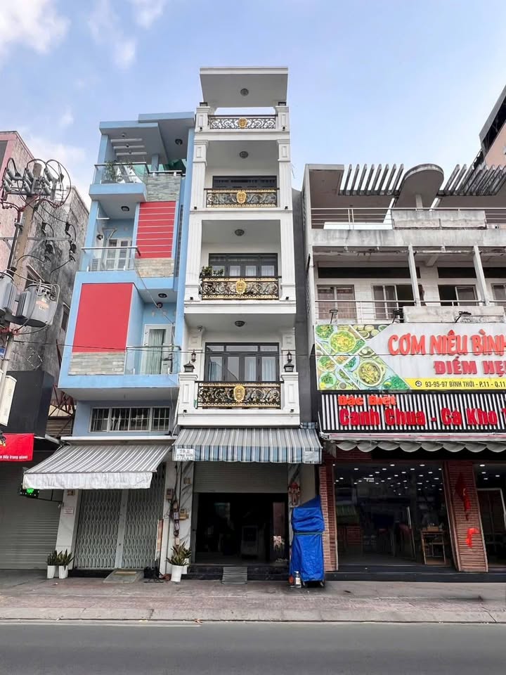 Nhà mặt tiền 5 tầng đường Bình Thới, Quận 11 - Giá 16.5 tỷ thương lượng!