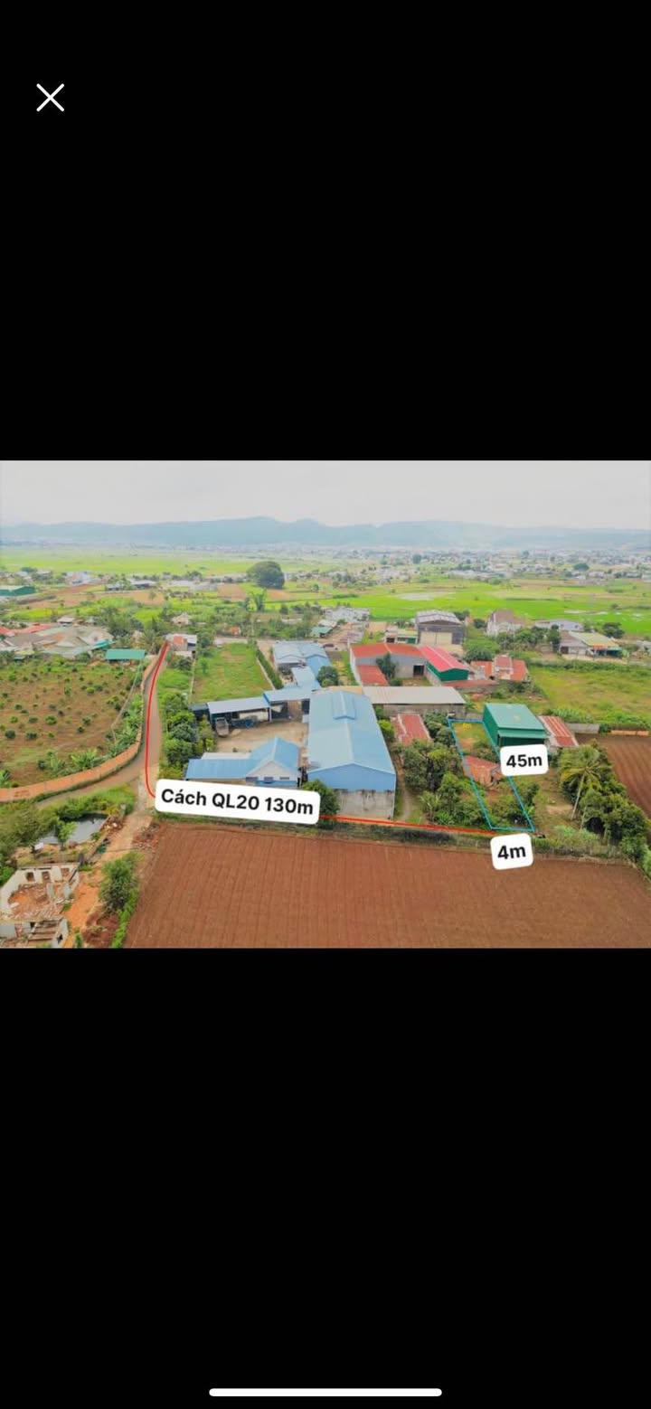 Đất thổ cư Xã Đức Trọng, Lâm Đồng 178m² giá chỉ 935 triệu - Sẵn sàng cho đầu tư!