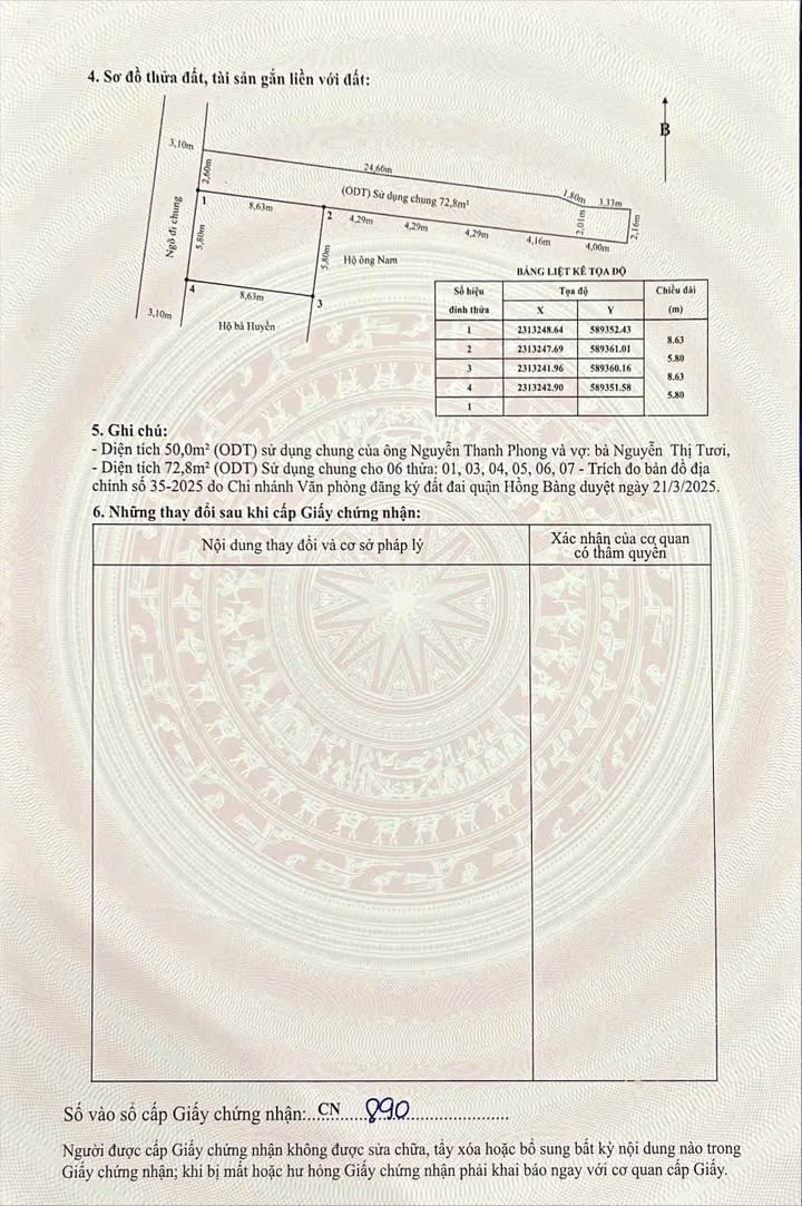 Đất nền TDP Ngô Yến, An Hồng, 50m² giá chỉ 1.1 tỷ - Đường thông ô tô vào tận nơi!