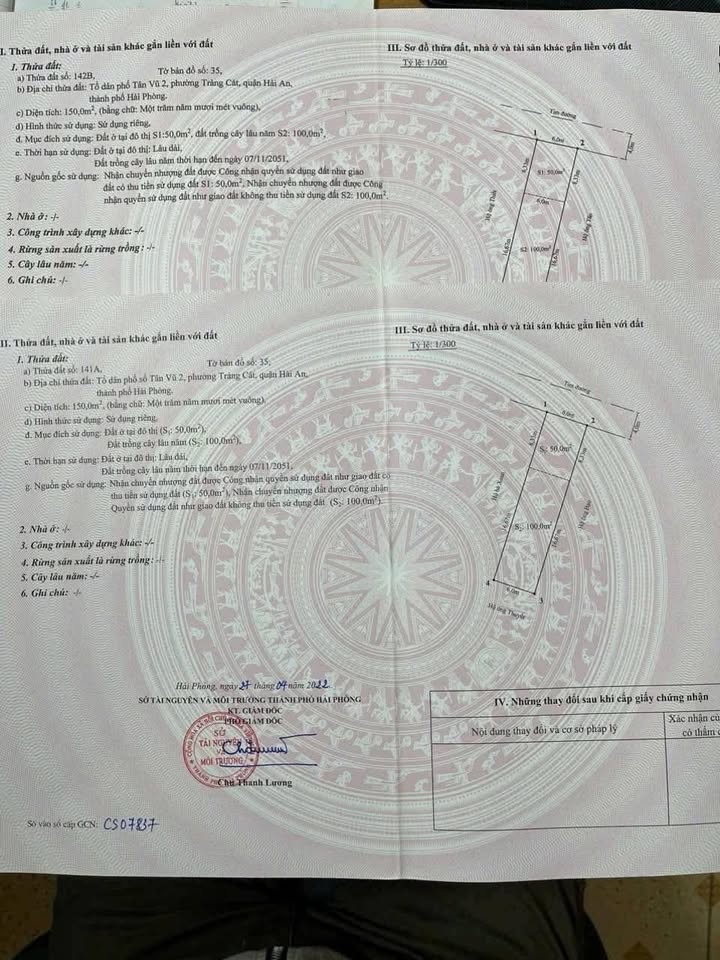 Đất liền kề tại Tràng Cát, Hải An 300m² giá 5.25 tỷ - Sổ đỏ chính chủ!