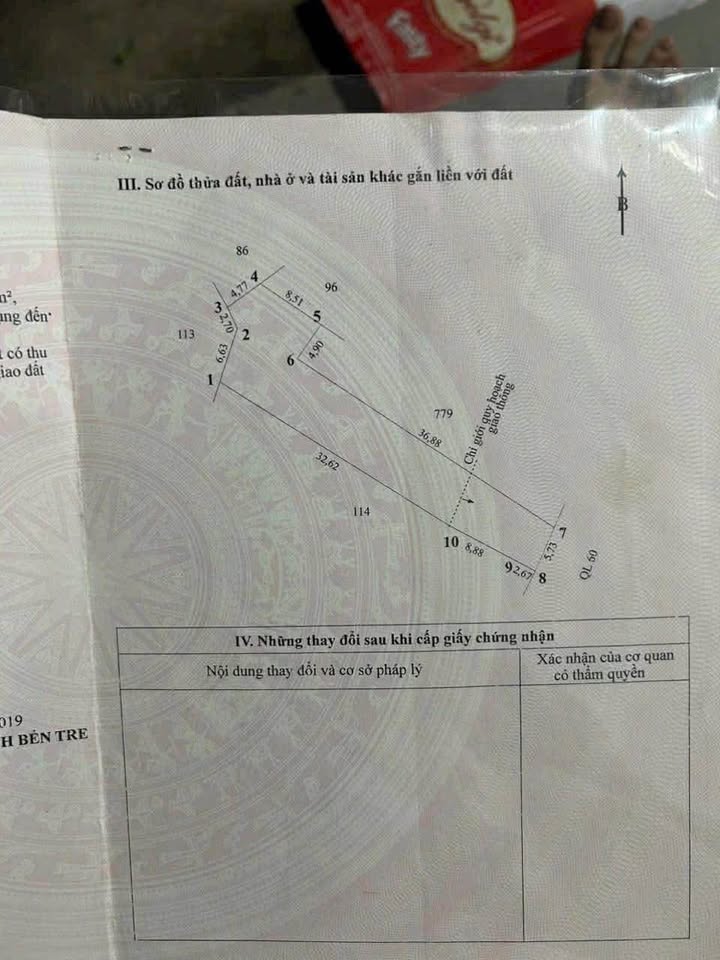 Mặt tiền Quốc Lộ 60, Tân Thành Bình 352m² giá 2.45 tỷ - Đầu tư sinh lời ngay!