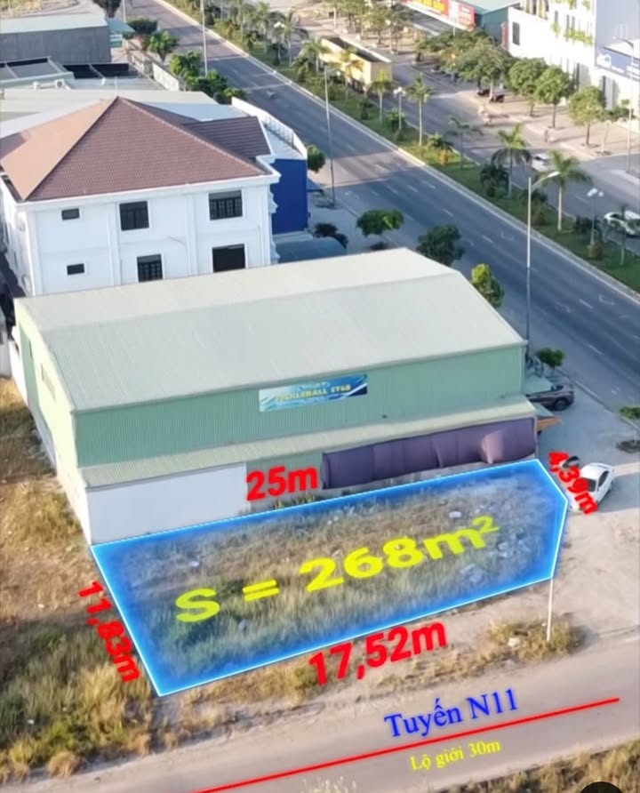 Đất nền lô góc 268m² Huyện An Lão giá 10 tỷ - Cơ hội đầu tư hấp dẫn!