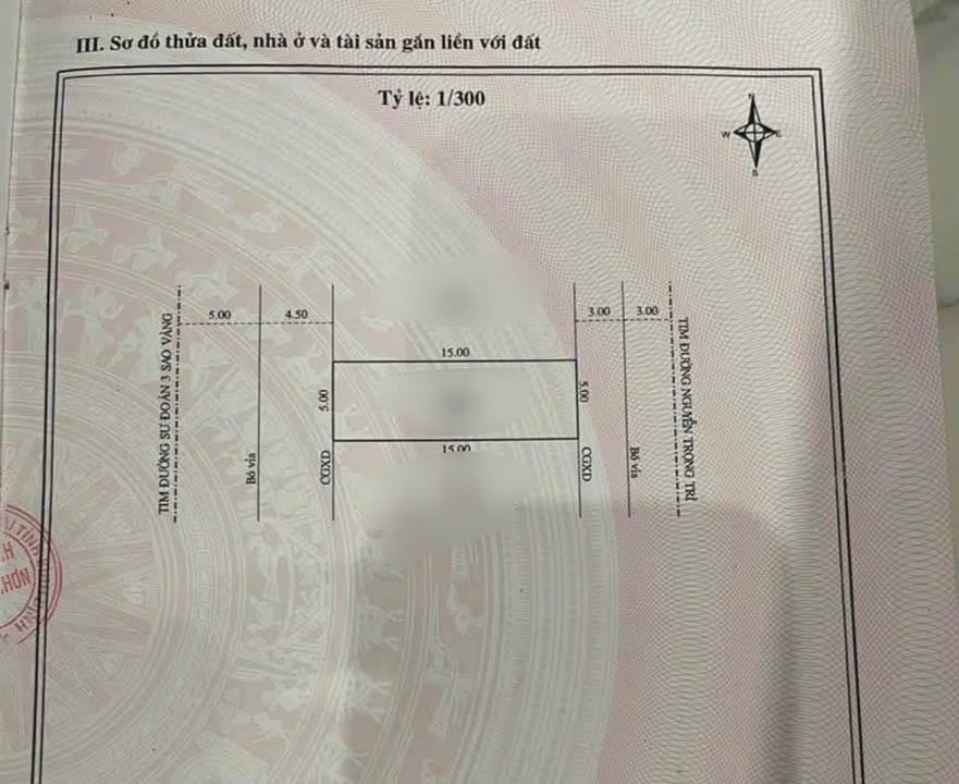 Đất 2 mặt tiền Sư Đoàn 3 Sao Vàng, Tuy Phước 75m² giá 3.9 tỷ - Cơ hội đầu tư tuyệt vời!