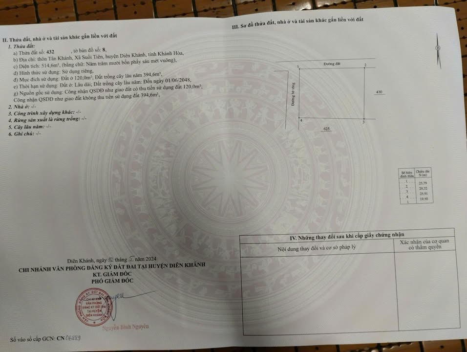 Đất nền Tân Khánh - Suối Tiên 515m² giá 3.09 tỷ - Lô góc 2 mặt tiền