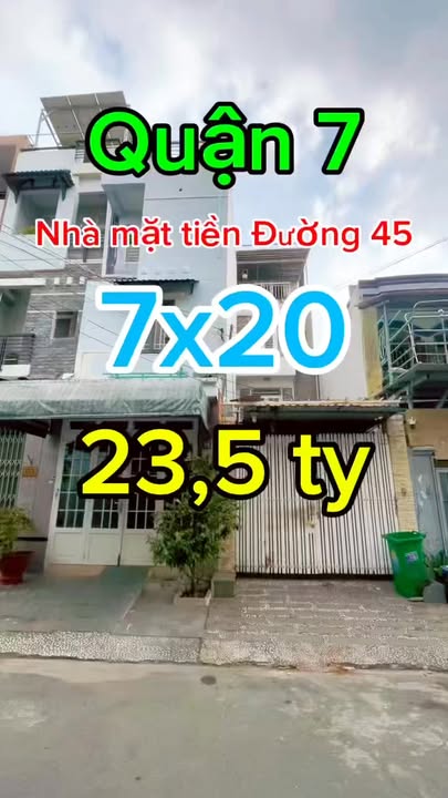 Nhà phố 37A - 39 Đường số 45, Quận 7, 114m² giá 23.5 tỷ - Đầu tư sinh lời!