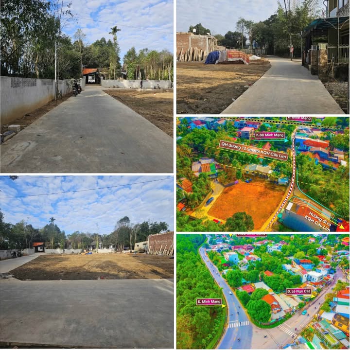 Đất mặt tiền kiệt 80 Minh Mạng, TP Huế 100,2m² giá 2,1 tỷ - Hướng Tây Nam