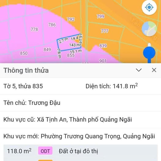 Đất nền 255m² mặt đường Hoàng Sa, Tịnh An - Đầu tư sinh lời hấp dẫn!