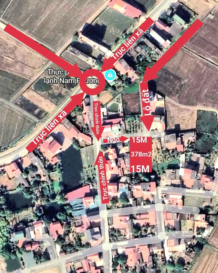 Đất nền Xã Đồng Phúc, Bắc Giang 378m² giá thỏa thuận - Đầu tư sinh lời ngay!