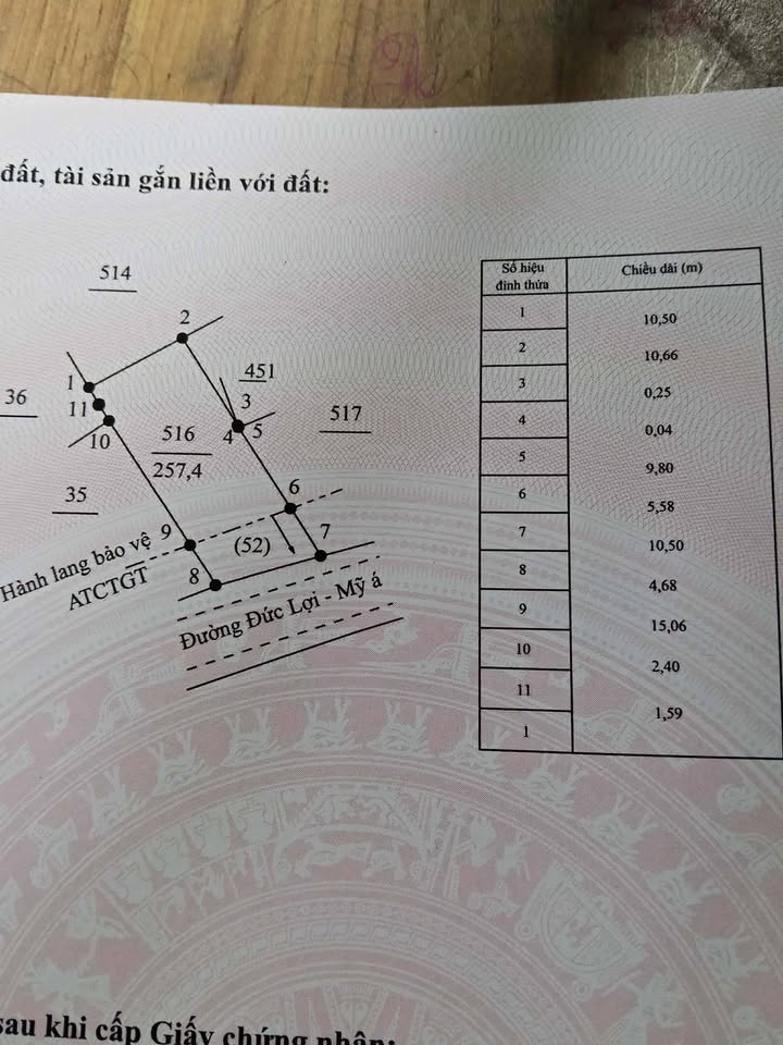 Đất nền thôn Tân Định, xã Đức Hiệp, 210m² giá thỏa thuận - Gần biển chỉ 500m!