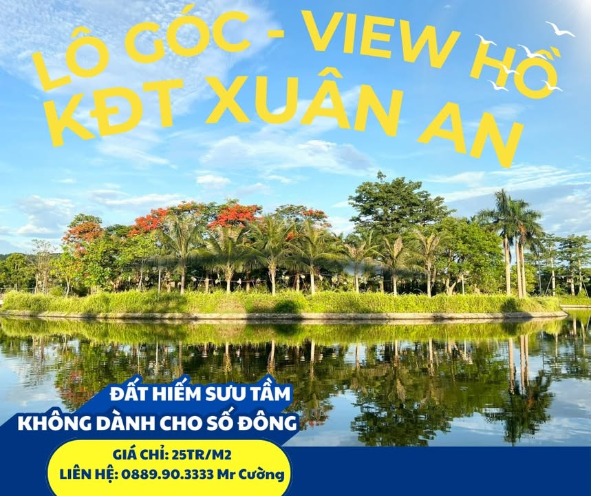 Đất nền Xuân An Greenpark 644m² giá 16.1 tỷ - Lô góc phong thuỷ đỉnh cao!