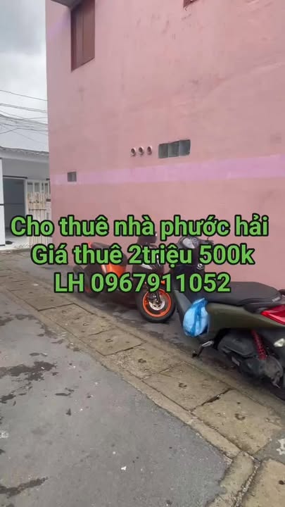 Nhà nguyên căn cho thuê tại Phước Hải 1PN giá chỉ 2.5 triệu - Sẵn sàng vào ở ngay!
