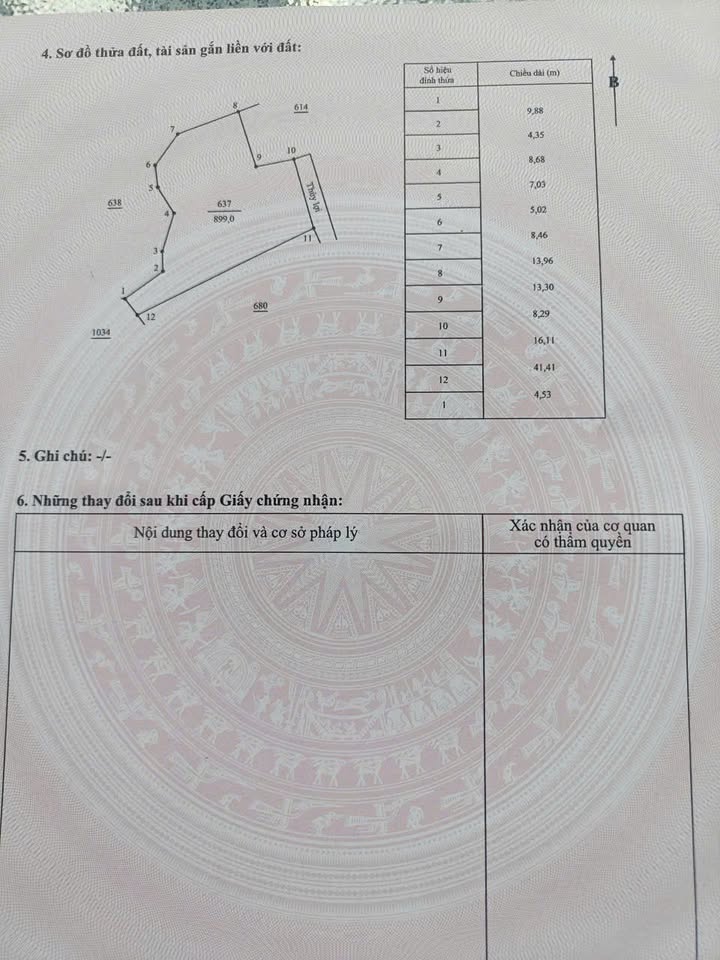 Đất nền xã Đức Phú, huyện Mộ Đức, Quảng Ngãi 900m² - Giá sốc, thổ cư 400m²!