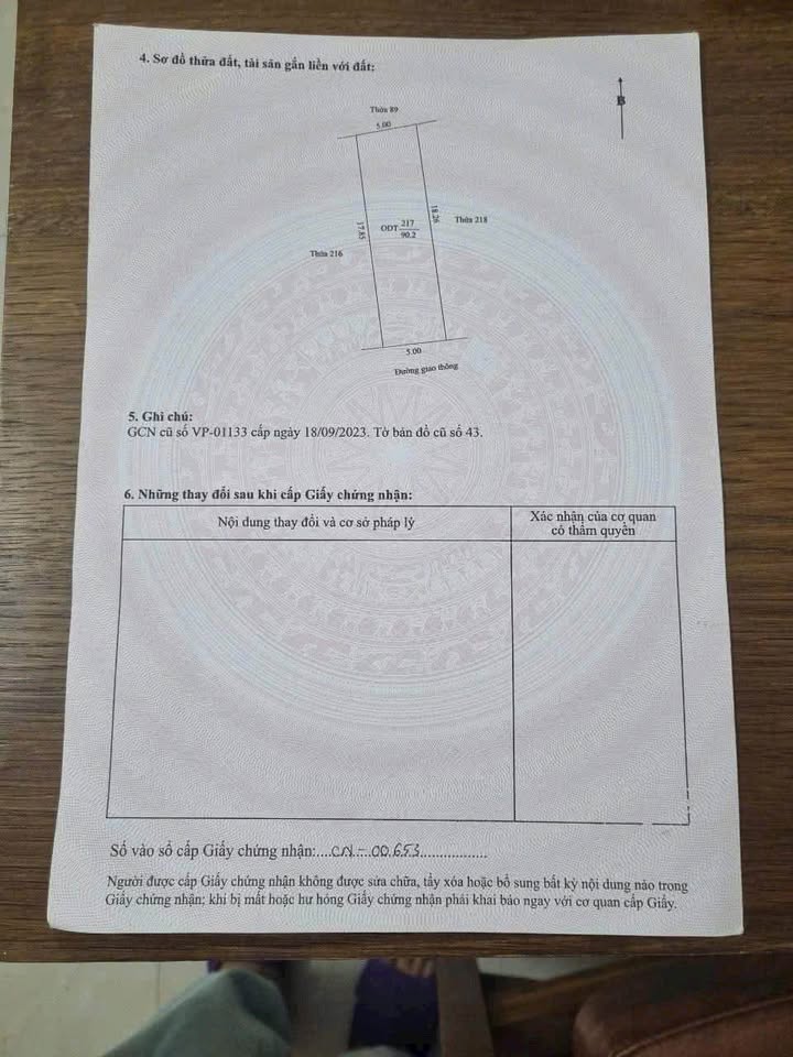Lô đất Tân Hưng Hải Dương 90m² giá 1.485 tỷ - Ô tô vào tận cửa!