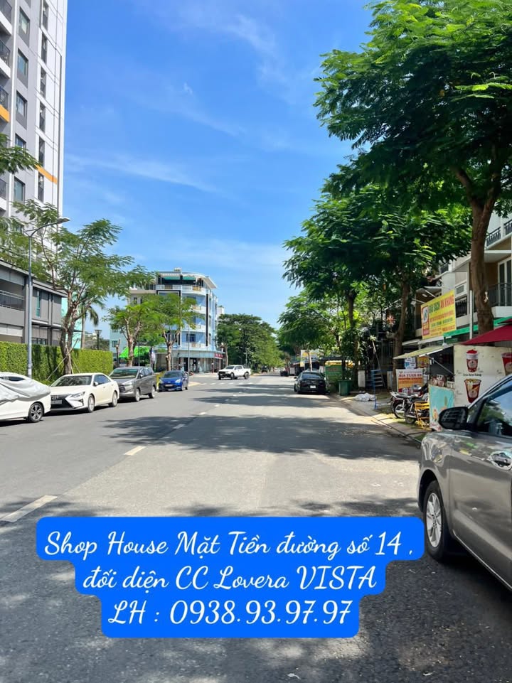 Shophouse Kinh Doanh Mặt Tiền Đường Số 14 Lovera Park 75m² giá 9 tỷ - Đầu Tư Sinh Lời
