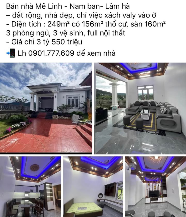 Nhà đẹp tại Nam Ban - Lâm Hà 249m² giá 3.55 tỷ - Sẵn sàng vào ở!