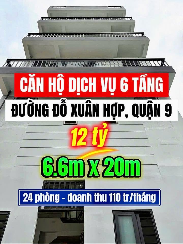 Bán tòa CHDV Đỗ Xuân Hợp 132m² giá 20 tỷ - Dòng tiền 110 triệu/tháng!
