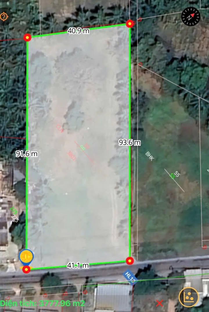 Đất 2 mặt tiền Hương Lộ 13, Châu Thành, 3800m² - Cơ hội đầu tư tuyệt vời!