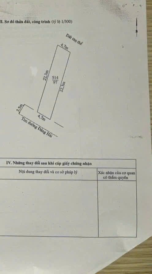 Lô đất mặt đường Đằng Hải, Hải An 97m² giá 8 tỷ - Vị trí đắc địa kinh doanh!