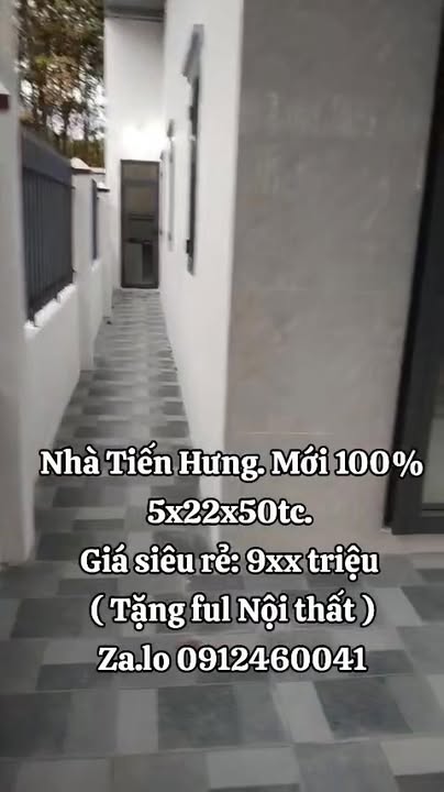 Nhà Tiến Hưng, Đồng Xoài, 110m² giá 800 triệu - Nhà mới 100% có sân ôtô