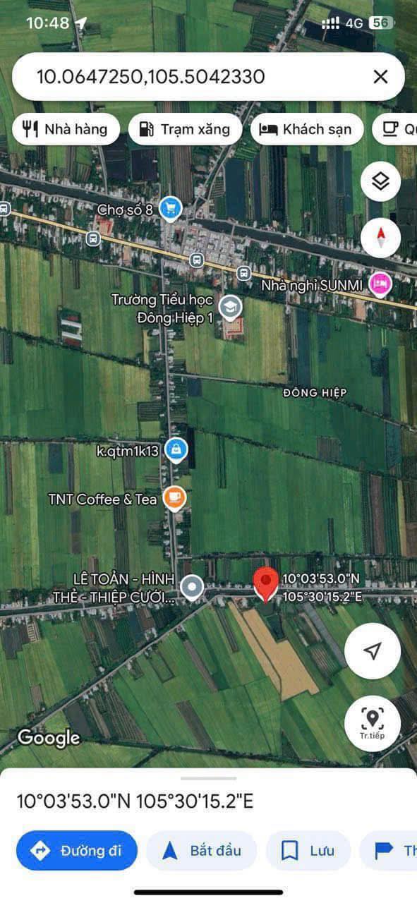 Đất mặt tiền Kênh Đông Pháp, xã Đông Hiệp, 15,000m² - Cơ hội đầu tư hấp dẫn!