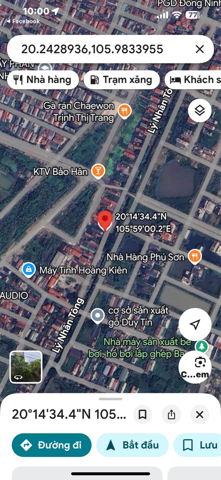 Bán đất mặt tiền Lý Nhân Tông, Ninh Bình 150m² - Đầu tư sinh lời cao!