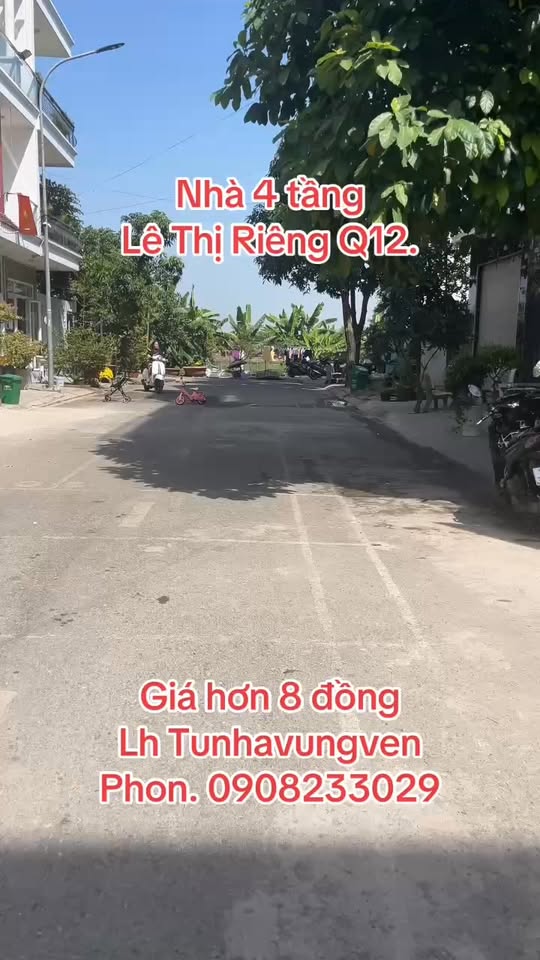 Nhà 4 tầng City Land Quận 12 - 64m² giá 8 tỷ - Full nội thất, sẵn sàng vào ở!
