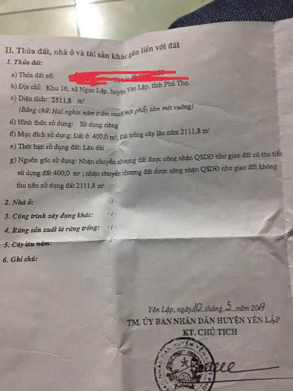 Đất Farm Huyện Hạ Hòa 2500m² giá 2.1 tỷ - Không gian nghỉ dưỡng lý tưởng!