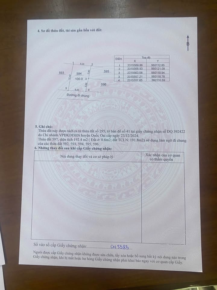 Đất thổ cư 100m² tại xã Đông Xuân, Quốc Oai giá 2.2 tỷ - Cơ hội đầu tư hấp dẫn!