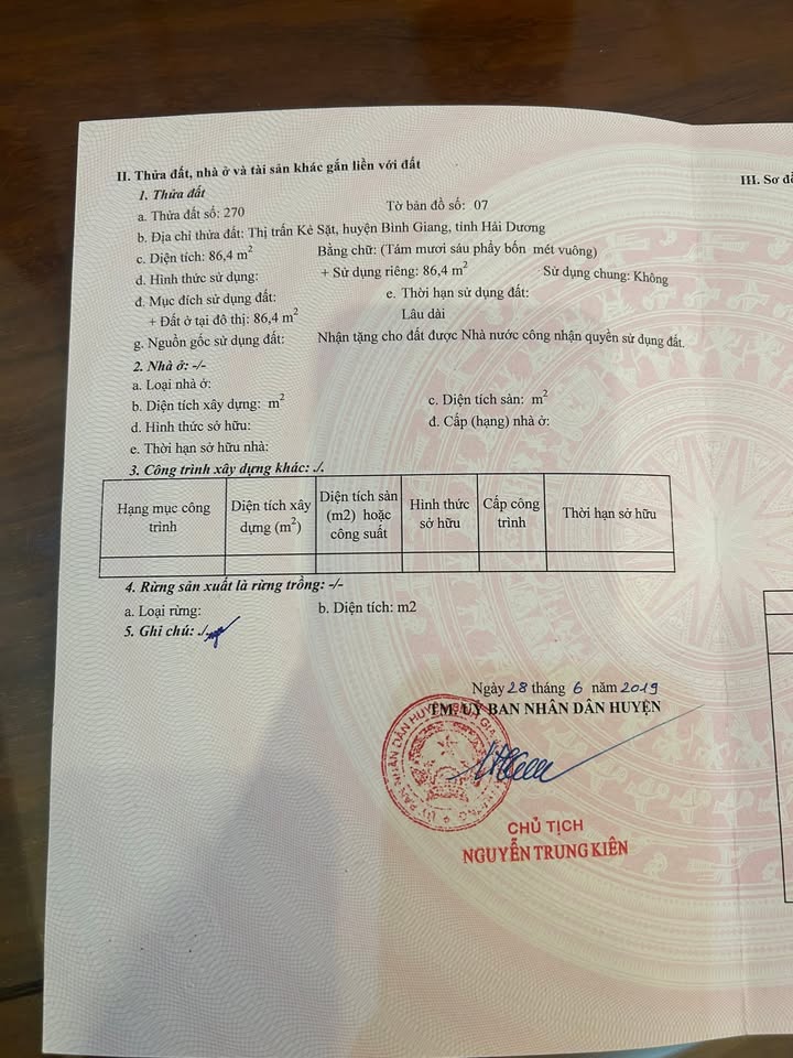 Nhà phố Kẻ Sặt, Bình Giang 86m² giá thỏa thuận - Sẵn sàng ở và kinh doanh!