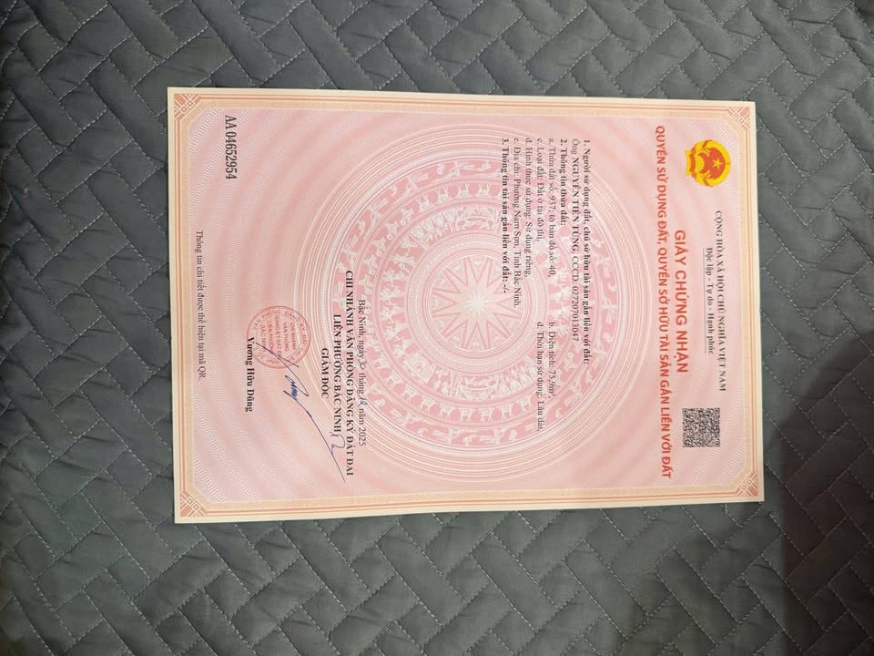 Đất nền Phường Nam Sơn, TP Bắc Ninh 75m² giá chỉ 2.4 tỷ - Cơ hội đầu tư tuyệt vời!