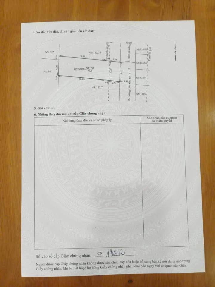 Đất nền chính chủ tại Liên Khu 10/11, Bình Tân - 85m² giá 6.3 tỷ, vị trí đắc địa!