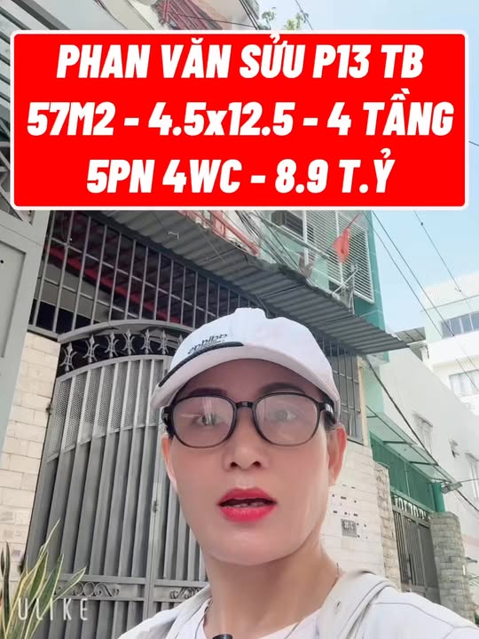 Nhà đẹp 4 tầng Phan Văn Sửu, Tân Bình, 57m² chỉ 8.9 tỷ - Sổ hồng nở hậu!