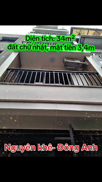 Nhà 5 tầng Nguyên Khê, Đông Anh 34m² giá 5.1 tỷ - Sẵn sàng ở ngay!