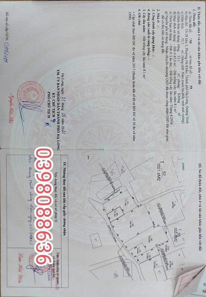 Đất nền Phường Giếng Đáy, Hạ Long 53m² giá 970 triệu - Vị trí thuận lợi cho đầu tư