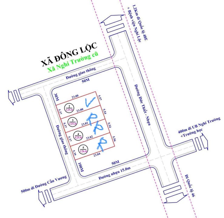 Đất ở xã Nghi Trường 125m² giá 1.77 tỷ - Đường rộng, vị trí đẹp!